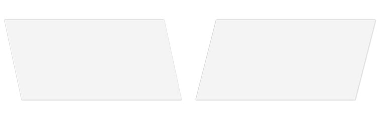 Liquid Glass Design Elements, Frosted Glass Circle and Square Plate with Transparent Glossy Surface, Shiny Edges, and Glassmorphism UI Button Style