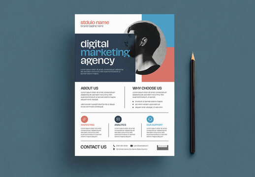 Corporate Business Flyer Template Layout