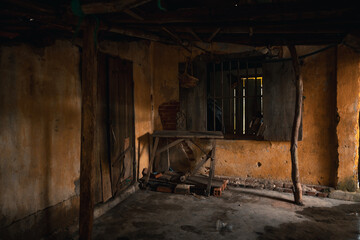 Fototapeta premium old abandoned house