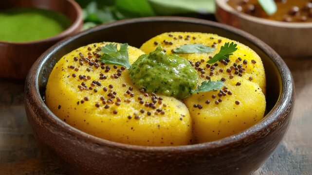 dhokla gujarat, indian snack video
