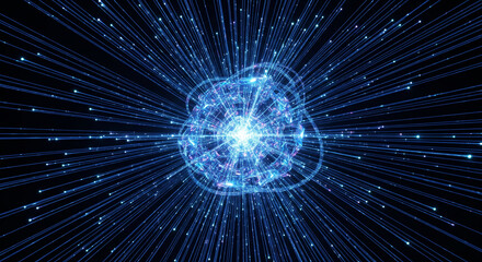 Abstract Fiber Optic Mental Connectivity