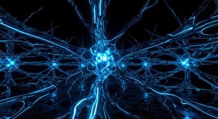 Bio-Luminescent Neural Network in Dark