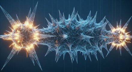 Geometric Low Poly Neural Structure