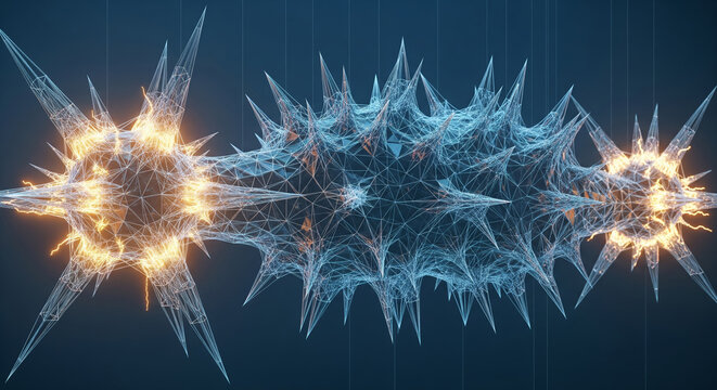 Geometric Low Poly Neural Structure