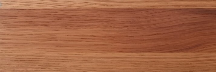 Naklejka premium A close-up view of polished wood grain, showcasing rich, warm tones and intricate patterns typical of high-quality timber.