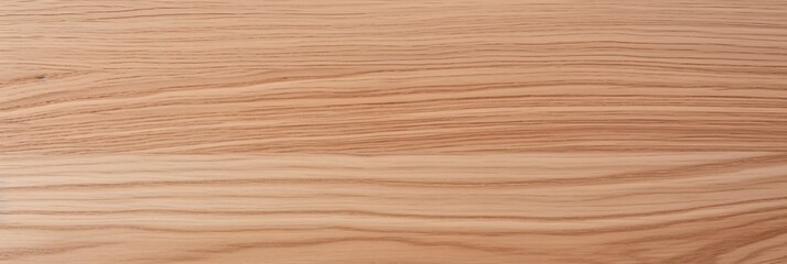Naklejka premium A close-up view of smooth, light-colored wood showcasing its natural grain patterns, ideal for design and woodworking projects.