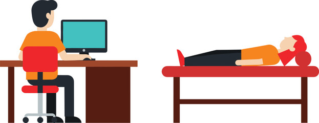 Collection of glossy circular vector icons in green and black, featuring medical cross, Caduceus, and health care symbols for web and app.