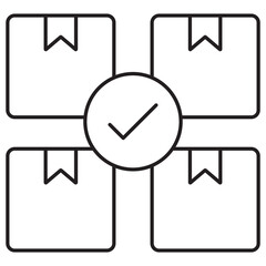 Stock icon, Product Stock, Inventory Stock, Warehouse Stock, Stock Management, vector