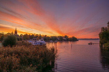 Sunrise, Havelland close to Potsdam, Brandenburg, Germany