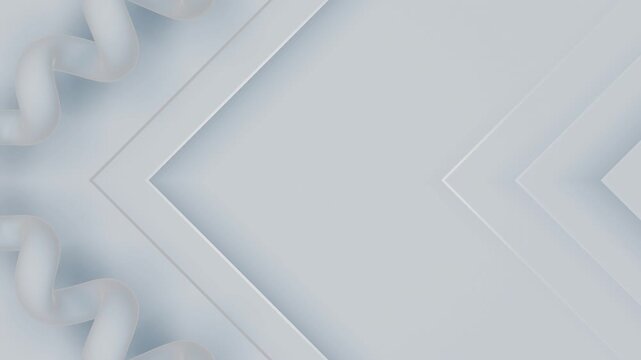 This stock motion graphic video include clip of Soft White 3 D Minimal Stripes 