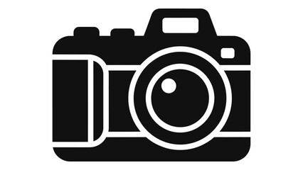 Digital camera icon representing photography, technology, media capture, visual art, modern gadget, and electronic devic