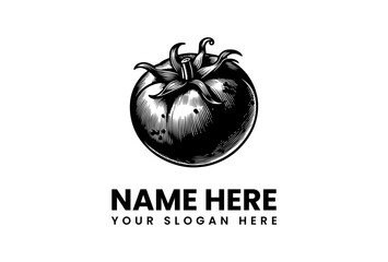 Unique and Fresh Tomato Vector Logo Illustration for Your Brand
