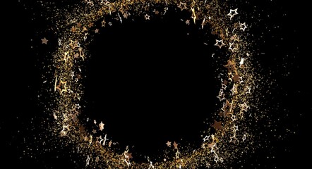 Abstract background featuring a star-shaped glittering frame, perfect for celebratory occasions and special events. Suitable