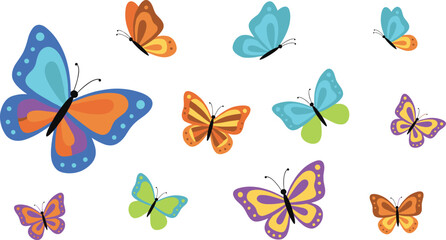 Obraz premium Set of outline vector icons in circles for contact information, including mail, phone, location, home address, and clock symbols.