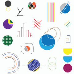 Conceptual Abstract – Minimal Symbolic Shapes Set