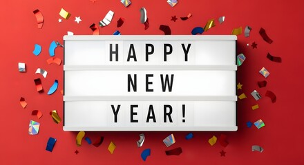 Happy New Year 2026. Happy New Year 2026 design. Happy New Year banner.