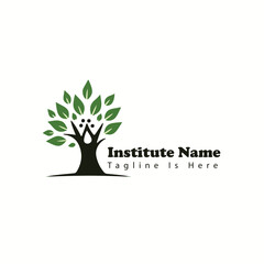 Chartered school unique logo design