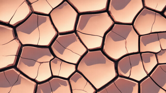 Dry cracked earth background showing drought conditions and environmental concerns