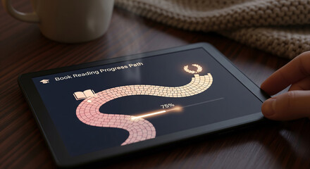 Book Reading Progress Path