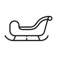 Vintage wooden rocking chair object isolated on a white background for comfortable interior home decoration design