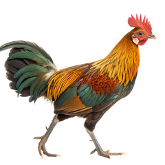 Fototapeta premium High Resolution Junglefowl Image for Nature and Educational Use