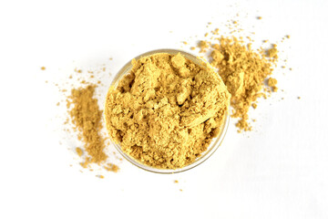 The food seasoning mustard is made from the seeds of a plant with the same name, mustard.