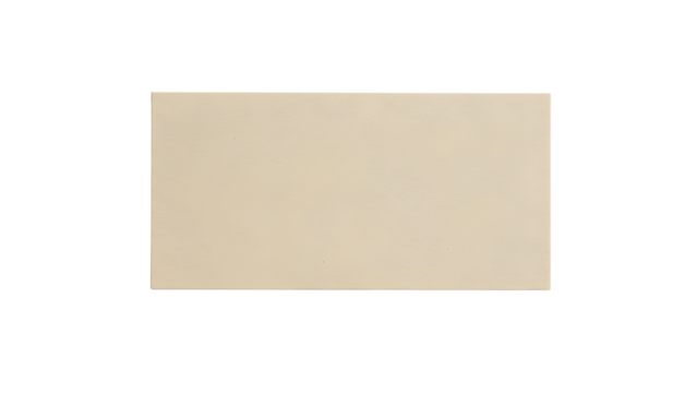 Empty Light Beige Textured Square Surface Isolated on Black Background