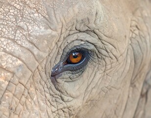 close up of an elephant head