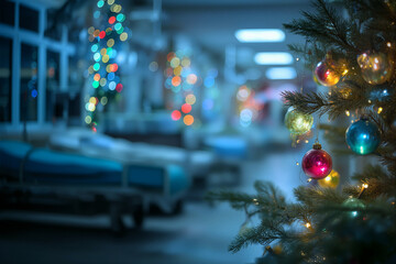 Christmas tree decorating hospital ward bringing hope during holiday