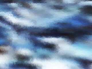 Abstract Cool Blue and Grey Blurred Background Texture