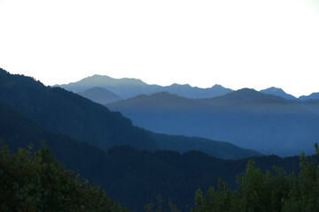 Sunrise in the Ahlisan mountains