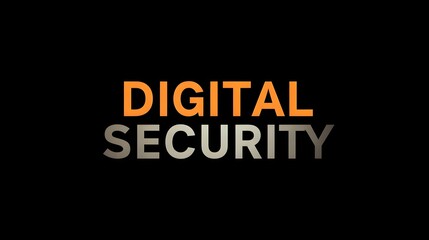 Logo design for "DIGITAL SECURITY," specializing in computer networks, home automation, CCTV systems. Concept: Technology, cybersecurity, smart home, network services, professional security solutions.