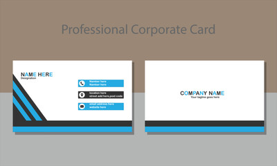 corporate business card design