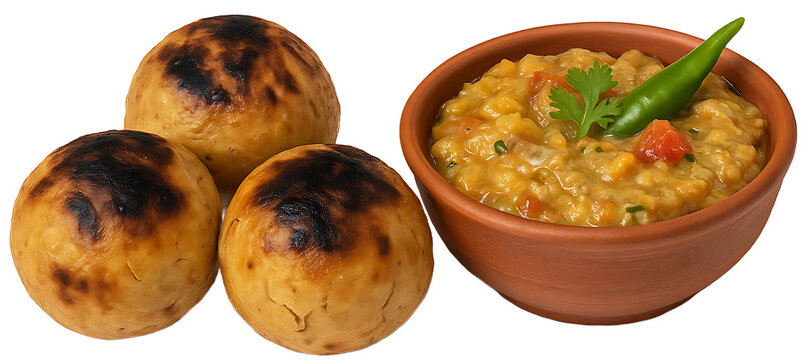 Litti chokha Bihar dish