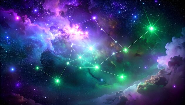 artistic visualization of the Sagittarius star cluster