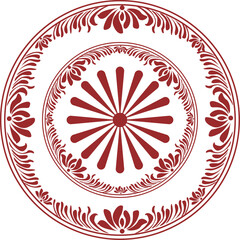 Mandala saree design, Mandala pattern EPS