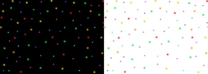 Abstract digital noise pattern with colorful glitches on transparent background