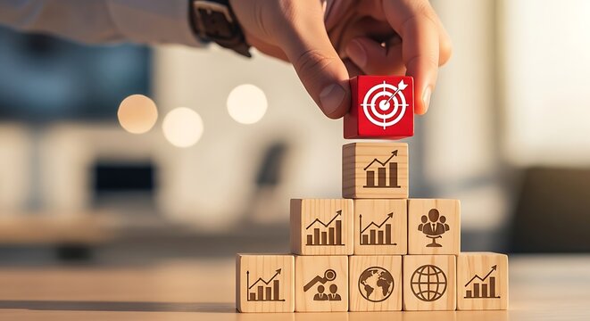 Achieve business success with strategic targets and build a strong foundation for growth with data analysis and a clear focus on goals - Powered by Adobe