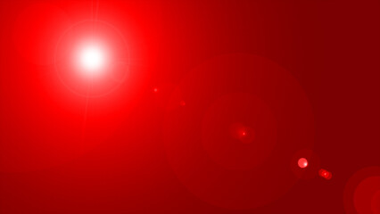 Colorful Abstract of lighting for red digital lens flare background