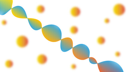 Modern digital abstract background with vibrant colors