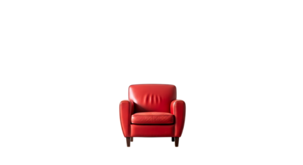 Armchair on a black background