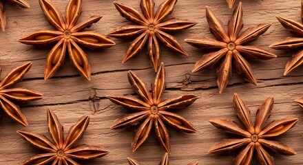 star anise and cinnamon sticks