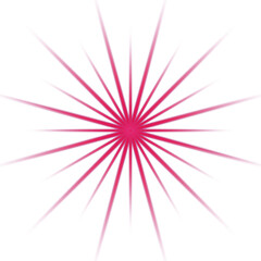 Stunning pink starburst radiating energy for vibrant designs and creative projects, a modern accent