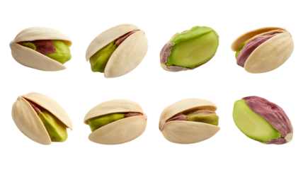 Perfect pistachios beckon with vibrant green kernels and inviting open shells, a tempting treat for mindful snacking or creative culinary projects, promising flavor and freshness