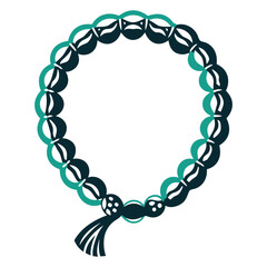 Teal Tribal Style Beaded Bracelet Vector Icon Vector Icon Set of Various Transportation Vehicles