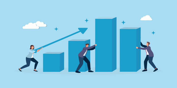 Teamwork drives business growth and success