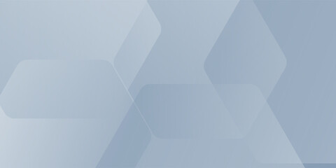 Obraz premium Modern Background Blue and White abstract background with dynamic wavy hexagon texture. perfect