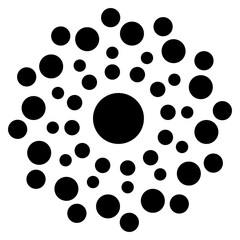 decorative background patterntype circle
