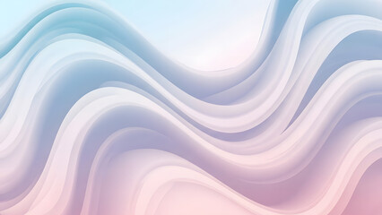 Fototapeta premium Abstract pastel waves background with soft transitions and subtle color variations creating a smooth effect