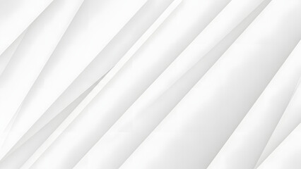 Obraz premium Abstract white background with diagonal lines creating a sense of depth and subtle light variations effect